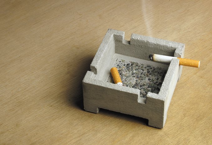 CEMENT ASHTRAY