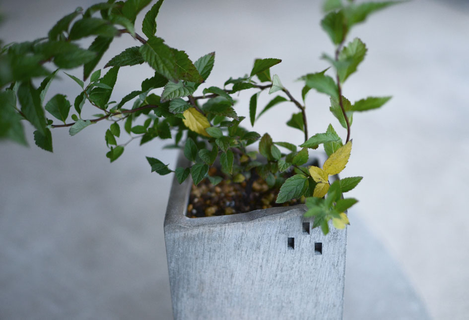 アーチをモチーフにしたプランター