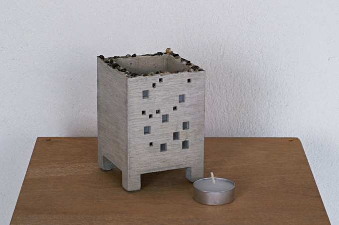 BUILDING CANDLE COVER