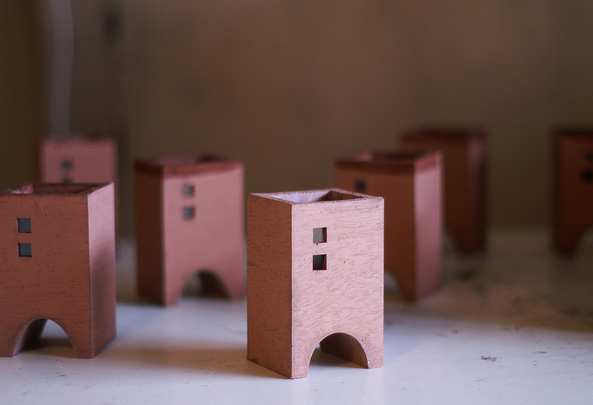 たくさん並べた写真